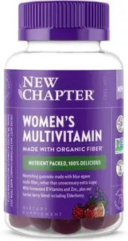 New Chapter Women?s Multivitamin Gummies - 66% Less Sugar, Women?s Gummy Vitamin