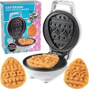 Waffle Wow Easter Egg Waffle Maker: Double-Sided Pancake Breakfast for Everyone