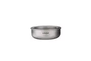 Lixada Metal Mixing Bowl Set Ultralight Compact Collapsible Backpacking Gear Pure Ti Single-Layer 4-Piece Camping Bowl Set Perfect for Outdoor Adventures (S)