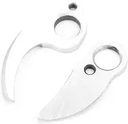 RIZGHWOY Electric Pruning Shear Vane/Wing SK5 Alloy Replacement Vane/Wing, Glossy Cut Garden Scissors Accessories, 2Pcs for Rechargeable Scissors, Easy Installation