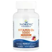 Nordic Naturals, Vitamin D3 5000 Gummies, Passion Fruit, 30 Gummies