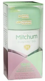 Mitchum Women Clinical Gel Deodorant Powder Fresh 57g