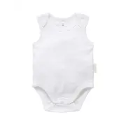 Singlet Bodysuit White - Essential & Comfortable Babywear