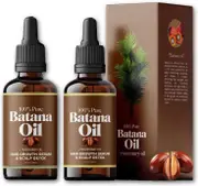 Batana Oil for Hair Growth, 100% Organic Batana Oil from Honduras with Rosemary, Enhances Hair & Skin Radiance Nourishment 2pcs