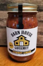 Salsa Mild Cowboy Caviar Barn House Gourmet All Natural Amish Kitchen 16 Oz