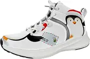 [Generic] Men's Running Shoes Sneakers Tennis Workout Walking Gym Athletic Shoes Happy Xmas Penguin