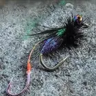 2pcs Flies Tackle Bionic Fly Fishing Bait Spinner Swim Baits Flies Fly Fishing