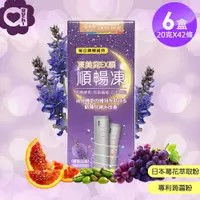 在飛比找PChome24h購物優惠-必爾思 凍美窕EX順-順暢凍/酵素果凍 - 6盒組(20克X