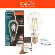EcoSmart 60-Watt Equivalent Smart ST19 Clear Tunable White CEC LED Light Bulb