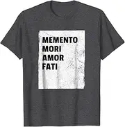 [VidiAmazing] Memento Mori and Amor Fati - Remember Death, Love Your Fate ds1339 T-Shirt