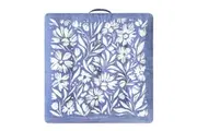 J.Elliot Home Kennedy Floor Cushion 65x65x12cm Dusty Blue & Ivory Home Decor