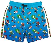 [Super Mario] Swim Shorts Boys Luigi Kids Gamer Swimming Trunks Pants