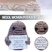 Positive Potatoes Knitting Potato Inspired Toy-Tiny Doll-Funny Christams Gift AL