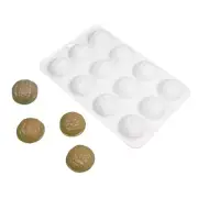 Creative Molecular Gastronomy Walnut Silicone Molds 12 Cavity for DIY Treats