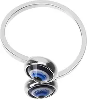 [VALICLUD] Demon Eye Ring The Ring Rings Adjustable Ring Evil Eye Finger Jewelry Stackable Ring Women Open Ring Women Eye Ring Evil Eye Ring Aesthetic Ring Vintage Ring Alloy Golden