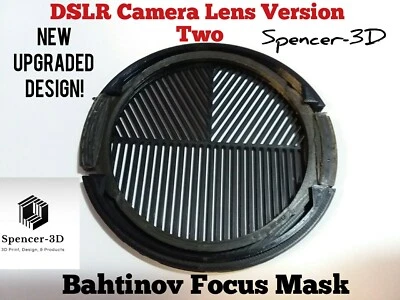 55mm Thread DSLR Camera Lense Bahtinov Focus Mask (VERSION TWO MODEL) updated