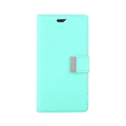 Goospery Rich Diary case for iPhone 15 Pro - Mint