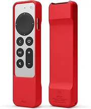 elago R1 Case Compatible with Apple TV 4K Siri Remote 3rd Generation(2022) and 2nd Generation(2021) - Magnet Technology, Lanyard Included, Heavy Shock Absorption, Drop Protection (Red)