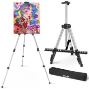 Ohuhu 66" Artist Easel Stand - Portable Aluminum Tripod Easel with Bag - Extr...
