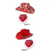 Christmas Cowboy Hat, Christmas Gift for Men and Women, Cowboy Hat