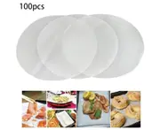 100Pcs Non Sticky Baking Paper Bread Snack Steamer Air Fryer Sheet Kitchen Tool