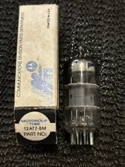 NOS Short Plate Motorola 12AT7-8M Tube Vintage NIB Rare Preamp Audio Amplifier