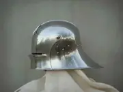 Medieval Knight Steel Italian Sallet Helmet German Sallet Helmet Armor Cosplay