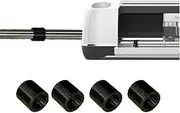 Kimalab (Pack of 4) Replacement for Cricut Maker/Cricut Machine Compatible, Rubber Wheel Mat Guide Rubber Roller/Wheel Pack Compatible with Cricut Accessories for Cricut Roller Repair