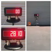 SCALE INDICATOR SCOREBOARD - SUPER BRIGHT 3" TALL LED DIGITS - NTEP