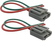 2 Pcs 170072 HEI Distributor Pigtail 6.7” Wire Harness 12 Volts Battery and Tachometer Connector Plug Compatible with RV Chevy GM HEI 170072