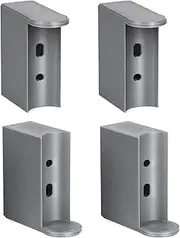 [WIKIBB] Refrigerator Door Handle Repair Kit Compatible with LG Refrigerator Door Handles Kit for 3651JA2269Q 3651JA2269G LRFD25850ST Refrigerator Fresh Doors Handles Not for Freezer Handle, 4PCS Silver