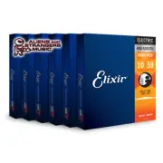 6 Sets! Elixir NANOWEB Nickel Electric — 7-String 12074 Light/Heavy .010-.059