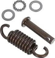 Veemoon 1Set Hammock Hanging Tool Durable Metal Spring Kit with Rings for Safety and Stability Patio Garden and Indoor Use Easy Installation Spring Hooks for Outdoor Swing Chair
