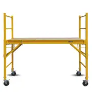 Baumr-AG Adjustable Mobile Scaffolding, 450kg Capacity, with Trapdoor Hatch