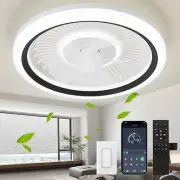 Ventilador de techo con luces y control remoto, ventiladores de techo de perfil