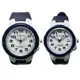 【JAGA 捷卡】夜光防水繽紛指針錶-藍色 AQ-68A-E(39mm)/AQ-71-E(33mm) 現代鐘錶
