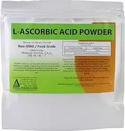 asc08oz Bag of L-Ascorbic Acid Powder 99+% Food Grade USP36/BP2012 Naturally Fermented Pure White Crystals Form of Vitamin C 8 oz.