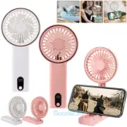 Ventilador De Aire Frio Portatil USB Recargable Abanicos De Mano Mini Plegable