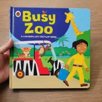 在飛比找蝦皮購物優惠-Preloved Busy Zoo 一本樂鳥翻翻翻書