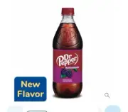 NEW (3) Dr Pepper Soda Pop BLACKBERRY 20 Oz Bottles Dr. Pepper LIMITED EDITION