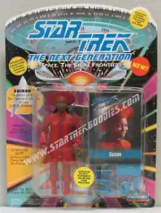 MINT 1993 Star Trek: The Next Generation Playmates GUINAN Figure UNPUNCHED!
