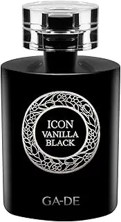 [GA-DE] Icon Vanilla Black - EDP Spray Perfume for Women - Warm, Smoky - Vanilla Notes, Spiced Accords of Amber, Sandalwood - Exotic Fruits - 3.4 oz