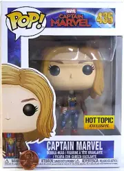 Funko Pop! Vinyl Bobble-Head Marvel Captain Marvel #435 "Captain Marvel" T5Y