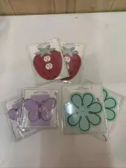 6 pack Flower Strawberry Butterfly Light Switch Outlet Cover Bundle Kids Bedroom