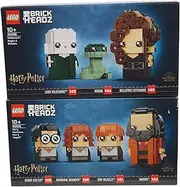 Lego Brickheadz Harry Potter, Hermione, Ron Weasley, Hagrid 4095 + Lord Voldemort, Nagini, Bellatrix Lestrange 40496 Set