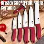 Bread Chef Petty Ceramic Knife Set Kitchen Slicing Fruit Vegetable Knives