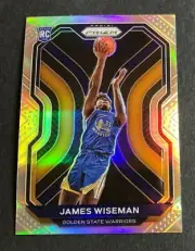 2020/21 Panini Prizm JAMES WISEMAN TRUE SILVER RC #268 Warriors ROOKIE