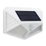 100 LED Solar PIR Motion Sensor Wall Light Outdoor Garden Yard Pathway Street Lamp
