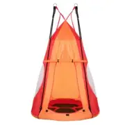 Alpulon Hanging Chair Detachable Sling Patio Swing Tent Outdoor Kids Orange