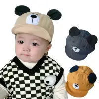 在飛比找momo購物網優惠-【Baby 童衣】可愛動物造型帽 寶寶棒球帽 幼童遮陽帽 8